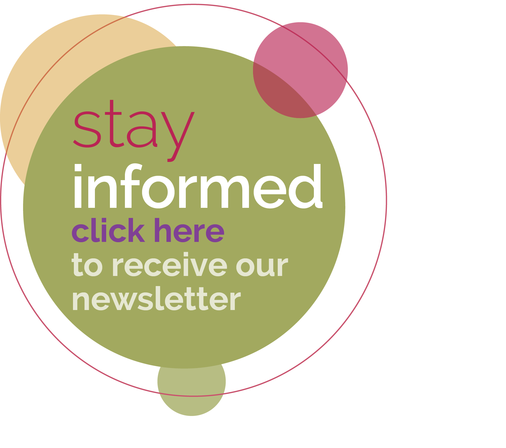 button with link to newsletter signup